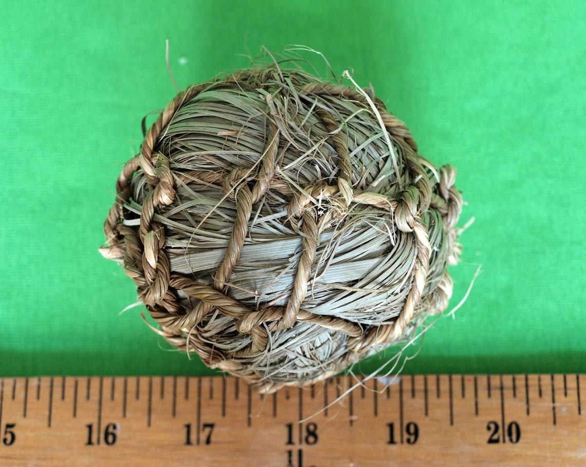 NATURAL 2 Seagrass Balls Toy for ALL Birdsparrotssmall Etsy