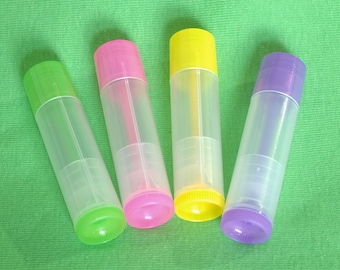 Empty Chapstick/Lip Balm Tubes (4) Bird/Parrot Treat Stuffer/Foot Toy - Conure, Quaker, Parrotlet, Senegal, Myers, Pionus, African Grey