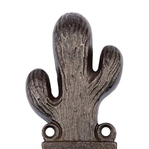Cast Iron Cactus Bottle Opener, Supplied With Fixing Screws
