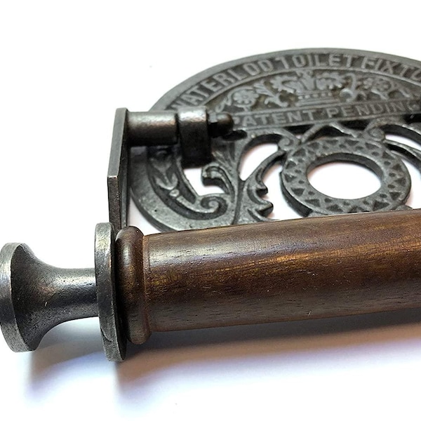 Waterloo Toilet Roll Holder - Antique Iron Unique Accessory Design For Your Bathroom