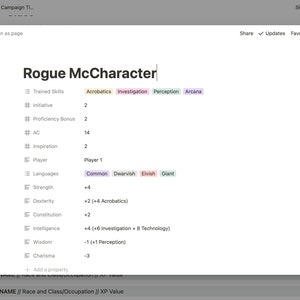 Notion Template for Star Wars 5e / Dungeons & Dragons 5e Gamemaster ...