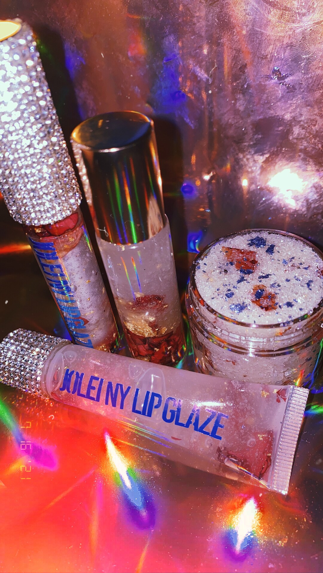 Minty Rose Lip Care Kit Lip Gloss Lip Oil Lip Scrub Luxury Lip Care Etsy