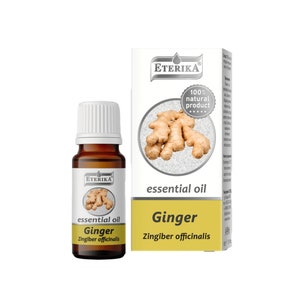 Óleo essencial de gengibre Zingiber officinale Eterika Óleo essencial 100% puro 10 ml
