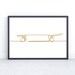 Continuous Line Art • Gold Foil Artwork • Skateboard Printable • Sports Equipment • Skater Poster • X Games • Skateboard Deck • Hipster