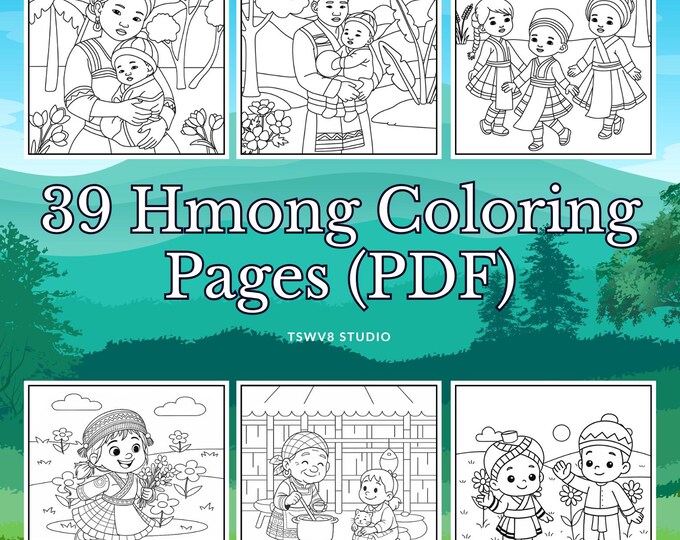 Hmong Patterns Coloring This item is unavailable - Etsy