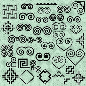 Hmong Symbols, Hmong Patterns, Hmong Products, Hmong Motifs, PNG & SVG