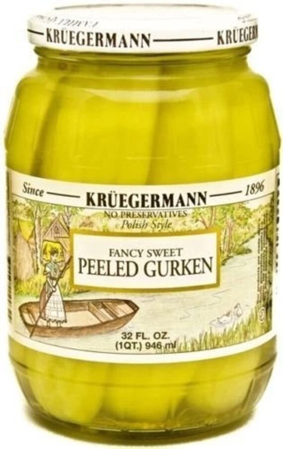Polish Style Sweet Peeled Pickles Etsy