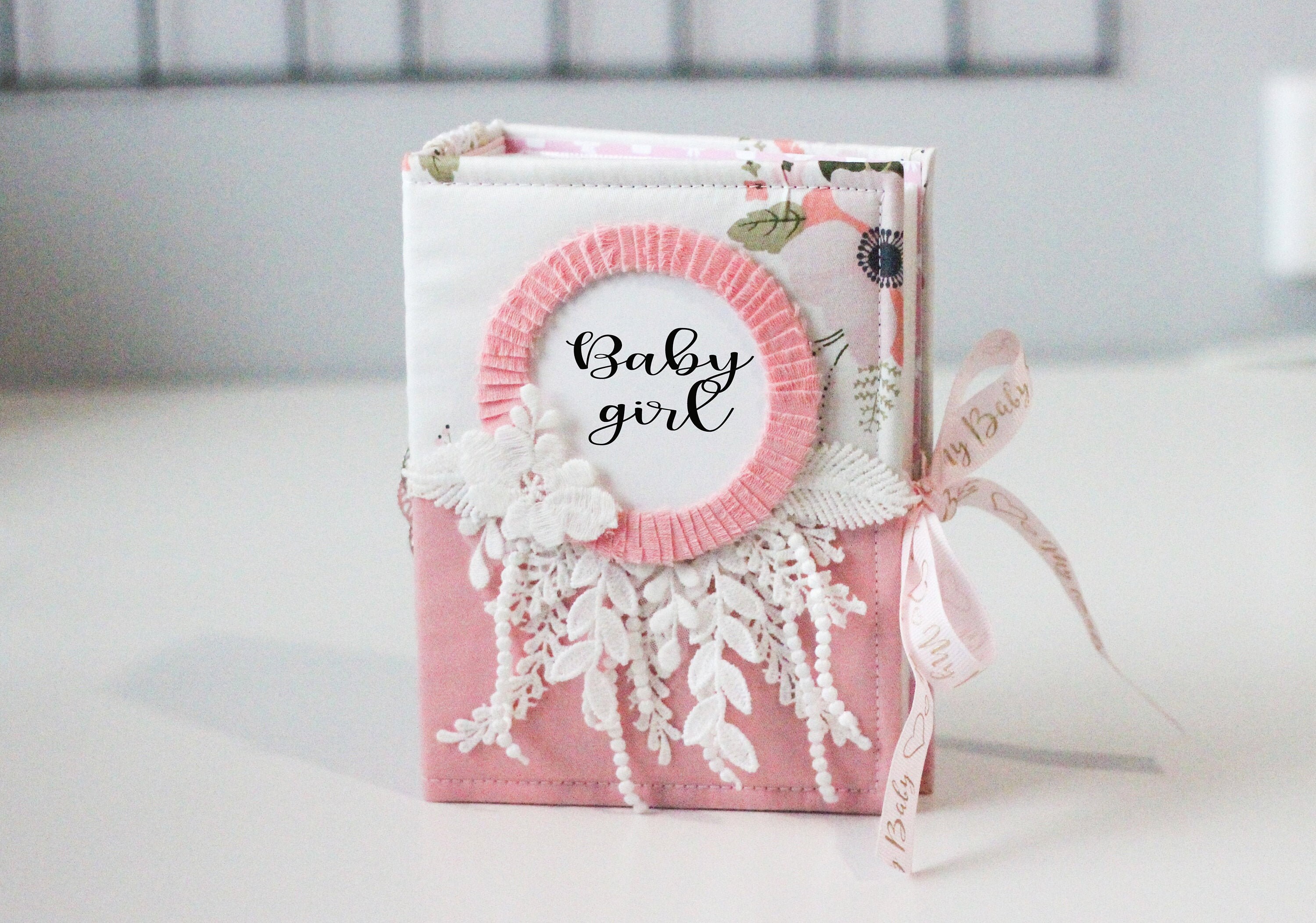 Personalized baby photo album 4x6 pink photo album 4x6 for a Etsy