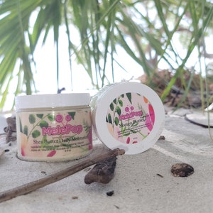 MelePop’s Organic Moisturizing Hair&Skin Duo 100% Natural. Whipped Mango Butter and Shea Butter Bundle/Set. All Hair Types