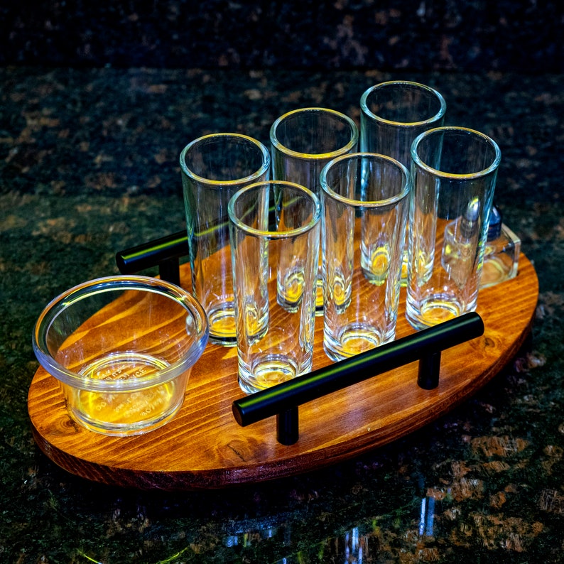 Tequila Shot Serving Tray Etsy