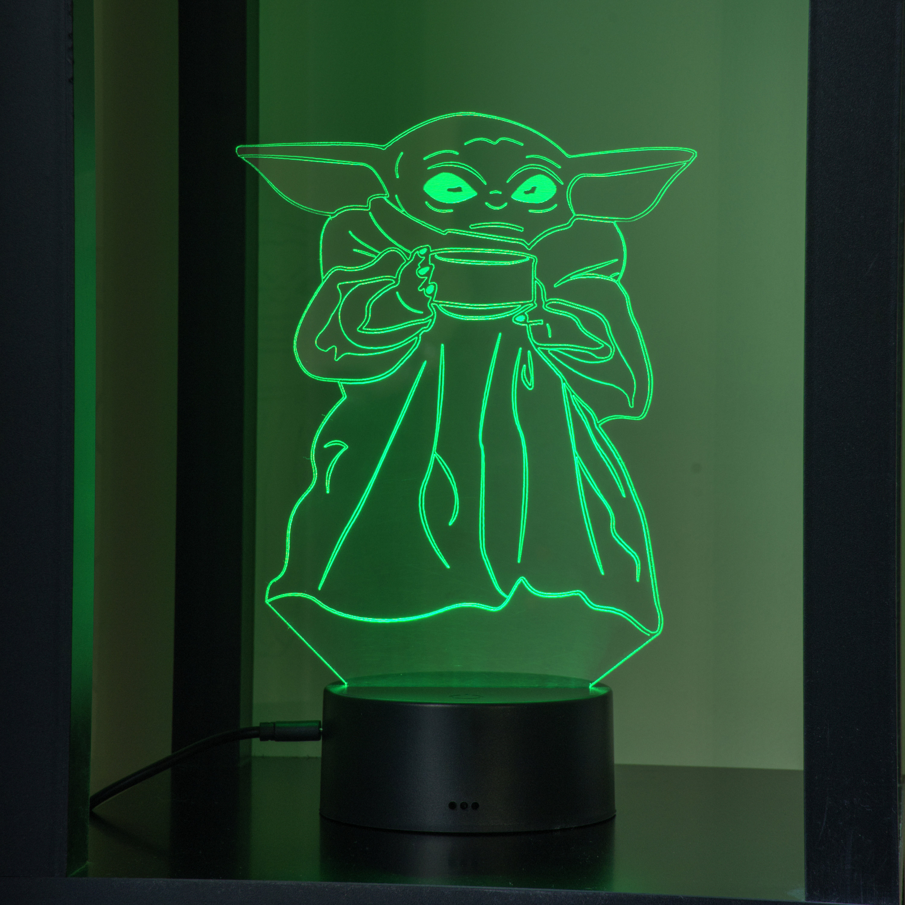 Yoda 3D Illusion Lamp