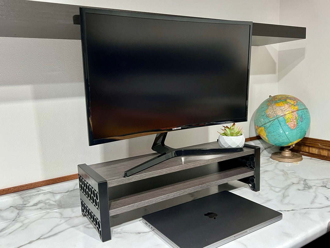 Ergonomic Desktop Monitor Riser With Shelf for Office and Home Use - Etsy