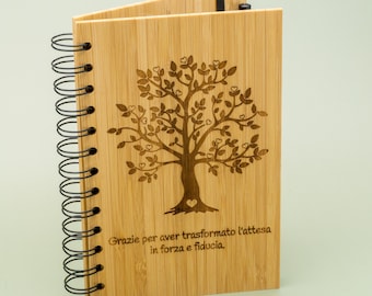 Tree of Life: A Bamboo Notebook Engraved for a New Adventure