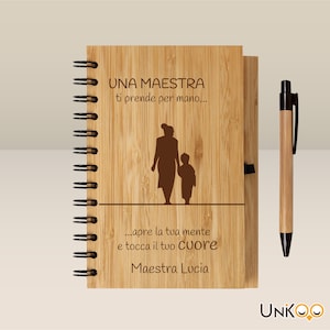 For a special TEACHER: End of school keepsake notebook - Teacher gift
