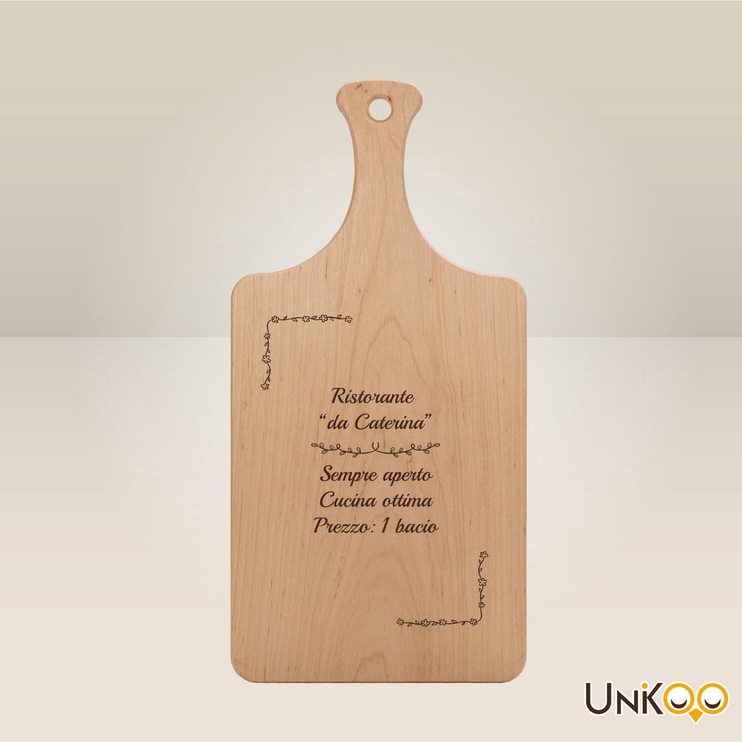 Regalo Nonno, Regalo Nonno Natale - Tagliere in Babù Inciso, Idee