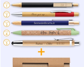 Personalised pen sets | Choose from 5 designs | Wedding and Christening seat marker, gifts for teachers | Favours | Baby showers