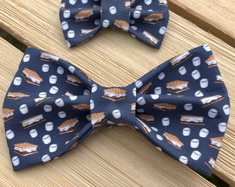 S’mores Pet Bow Tie