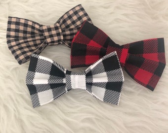 Pajaritas para mascotas con cuadros escoceses