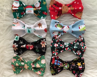 Pajarita navideña para mascotas