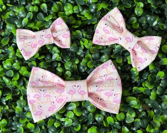Flamingo Pet Bow Tie