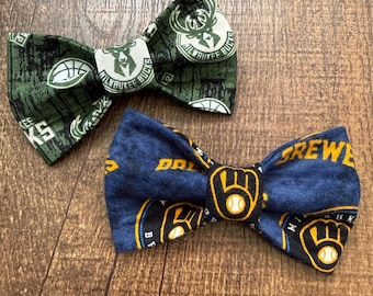 Pajarita para mascotas de los Milwaukee Brewers/Bucks
