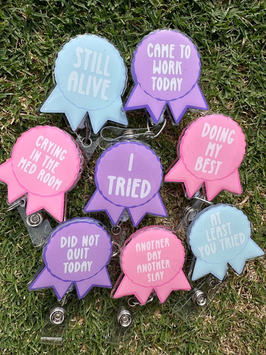 Custom Award Ribbon Badge Reel - Etsy