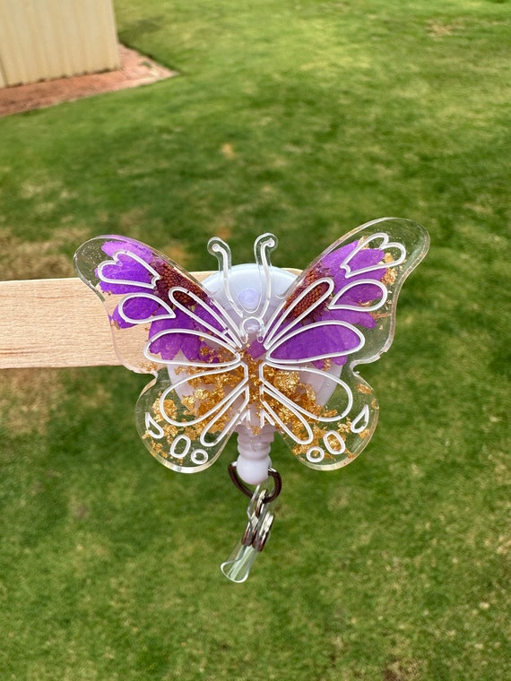 Butterfly Badge Reel/nurse Badge Reel 
