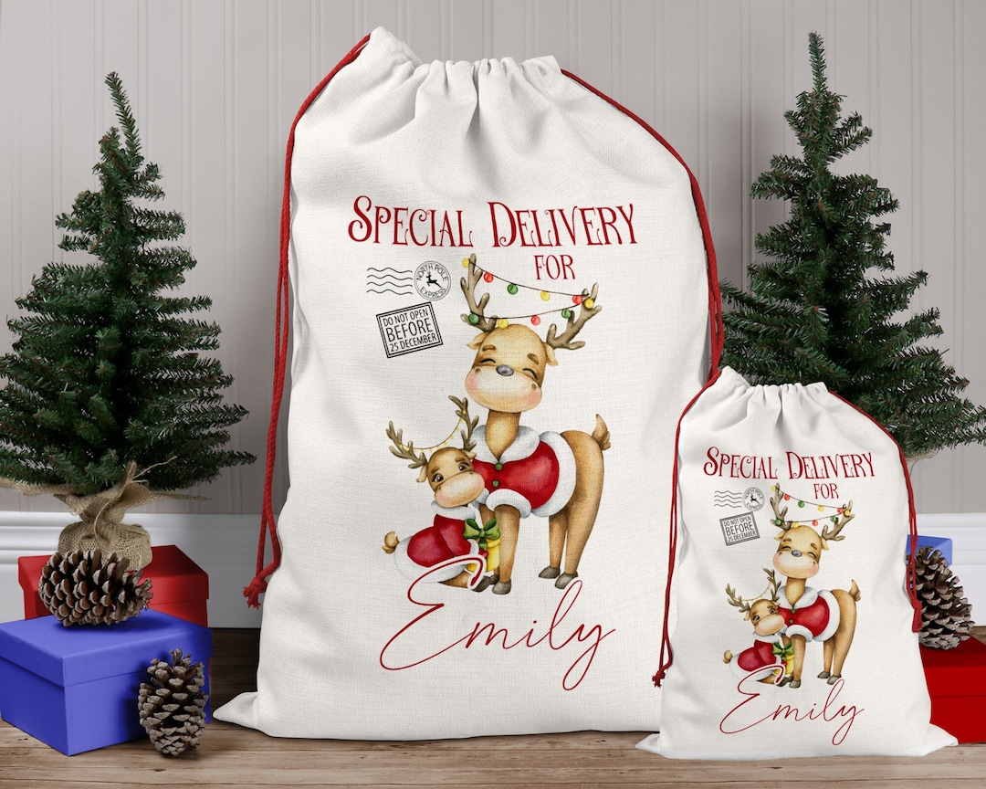 Reindeer Sack Printable