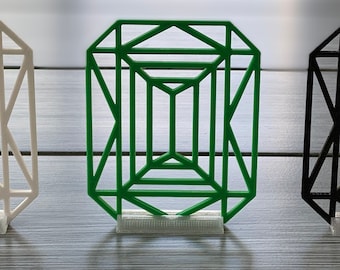 Lord Huron 3D Printed Emerald Star (with holder)
