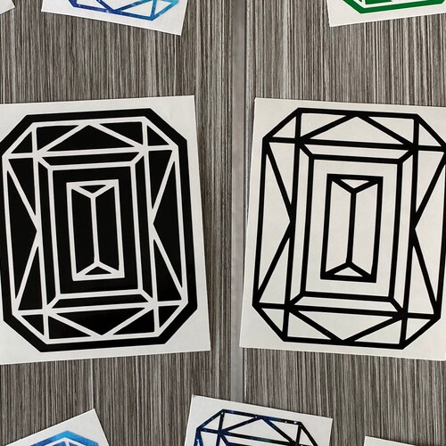 Lord Huron Emerald Star // Vide Noir Matte Sticker Etsy