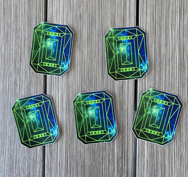 Lord Huron Emerald Star // Vide Noir Matte Sticker Etsy