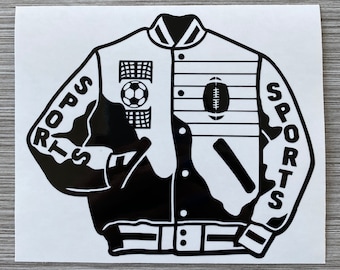 Sports Jacket Kyle Mooney sporty Jacket Decal Sticker - Etsy Canada