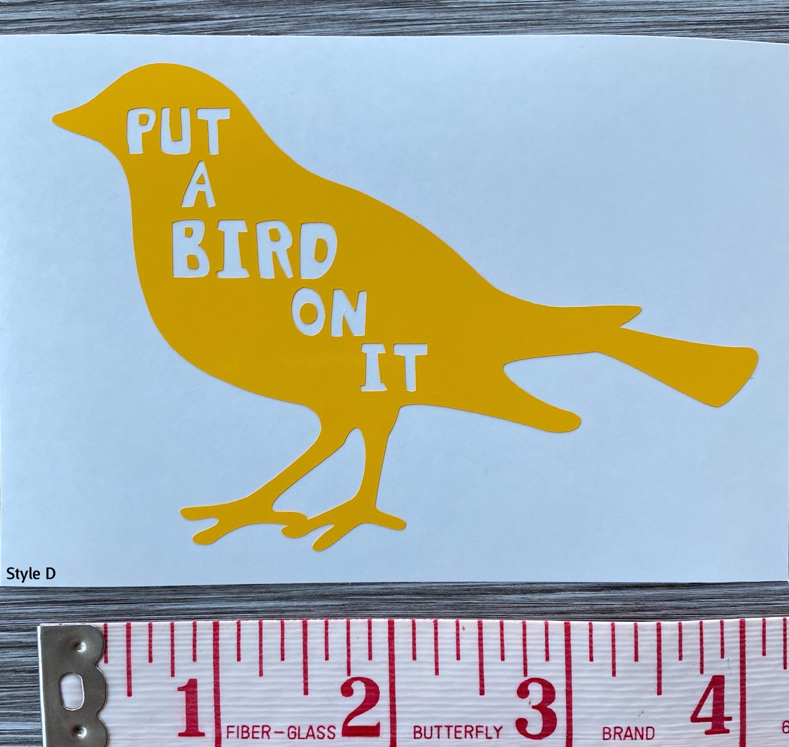 Portlandia "put a Bird on It" Decal Sticker - Etsy