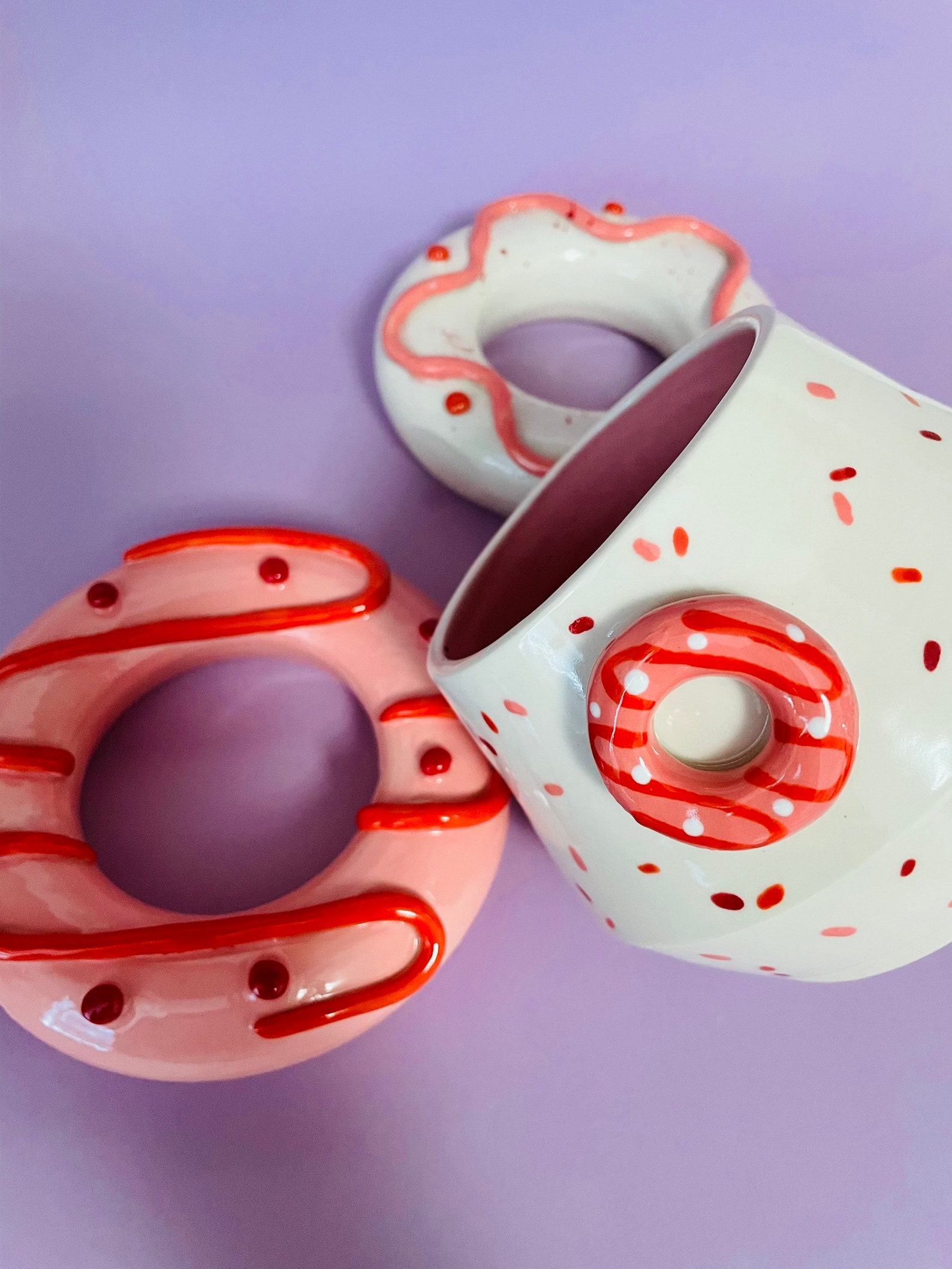 100 handmade ceramic donut planter Etsy
