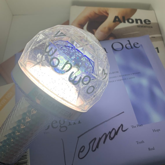 Seventeen holographic name sticker