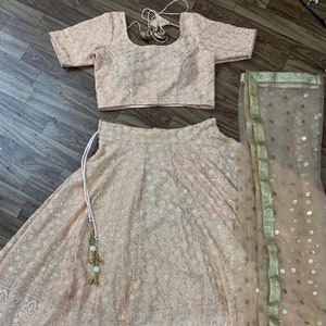 Made To Order Lukhnavi Lehenga Choli for Wedding, Bridesmaids Lehenga Set, Indian Partywear Lehengas