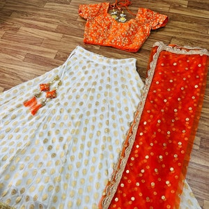Designer Lehenga Choli for Women or Girls, Indian Wedding Partywear Ready to Wear Lehengas