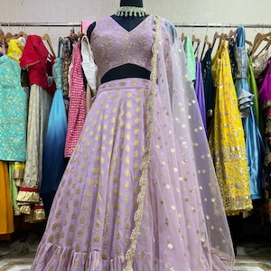 Custom Georgette Lehenga Choli: Indian Wedding Partywear