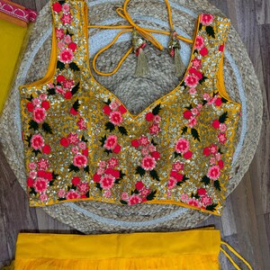 Haldi Lehenga Choli Set for Women, Yellow Lehenga Choli for Guest, South Asian Lehengas, Designer Lengha, Bridesmaids Outfits