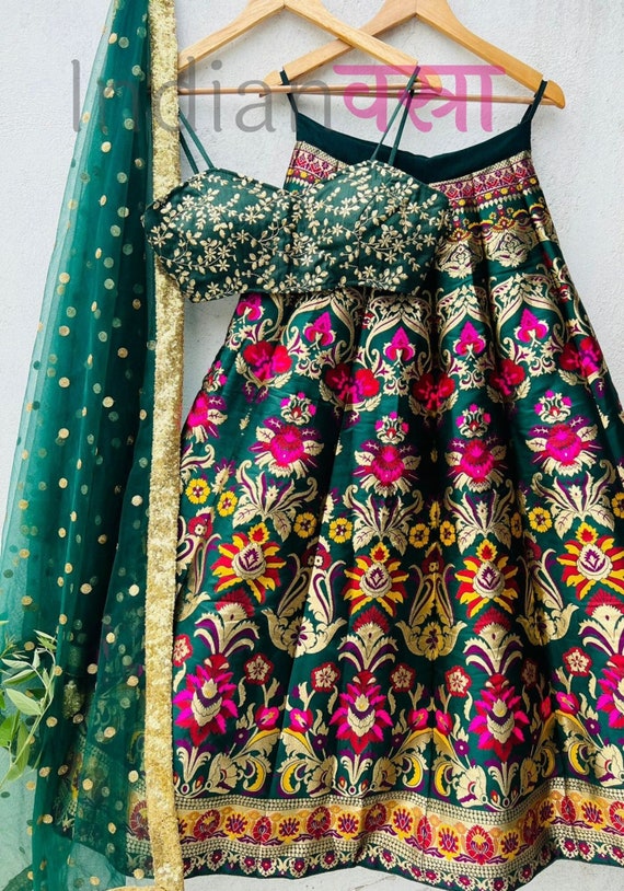 Banarasi ghagra choli clearance