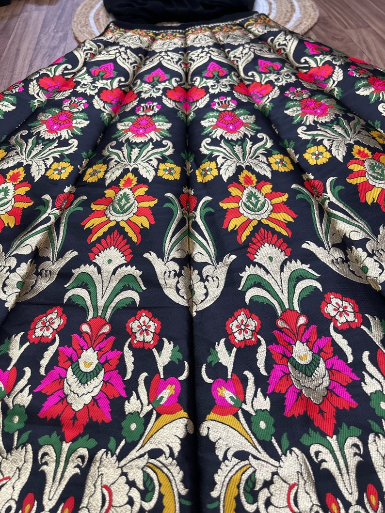 Banarasi Silk Lehenga Choli: Ready-to-Wear Designer Outfit for Women