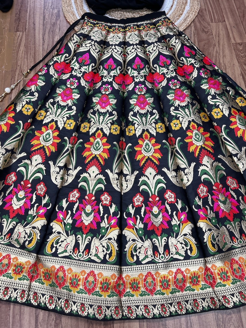 Banarasi Silk Lehenga Choli: Ready-to-Wear Designer Outfit for Women