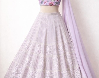 Completo Lehenga Choli da sposa indiana per donna