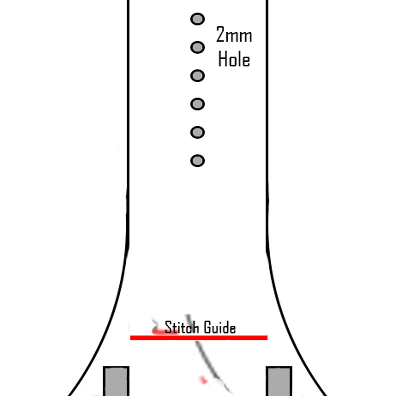 Leather Watch Strap one Piece PDF Download Leather Crafting Etsy UK