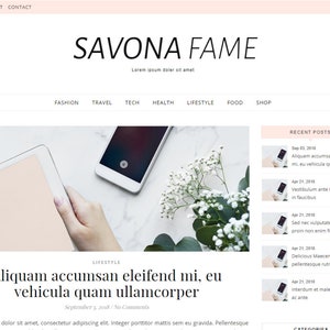 Savona Fame Wordpress Theme