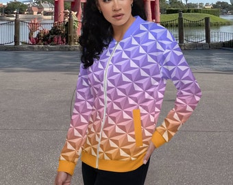 Geometric World Traveler Spaceship Unisex Jacket