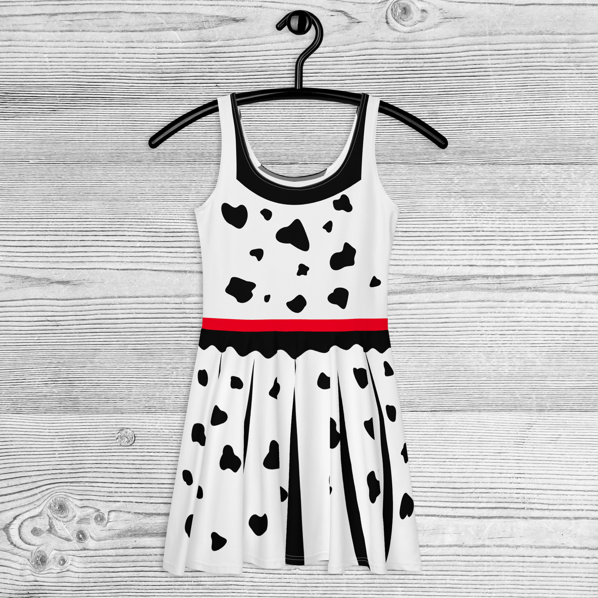 Dalmatian Flare Long Skirt