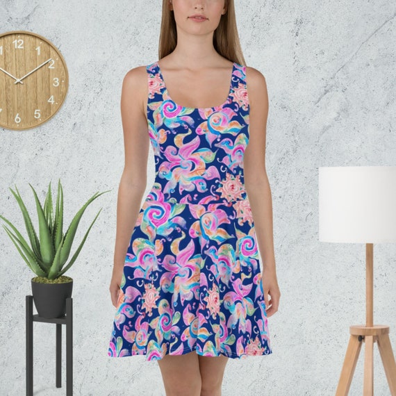 open lace back dress PINK AND ORANGE OMBRE MIDI DRESS WITH DRAPED SKIRT  Arelia's Dream