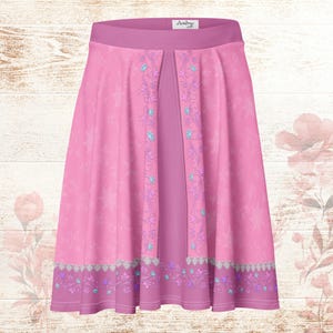 The Lost Princess Enchanted Pink Skater Skirt Magical Fairytale Cosplay Costume