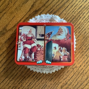 1995 Santa Coca Cola Playing Cards with Tin
